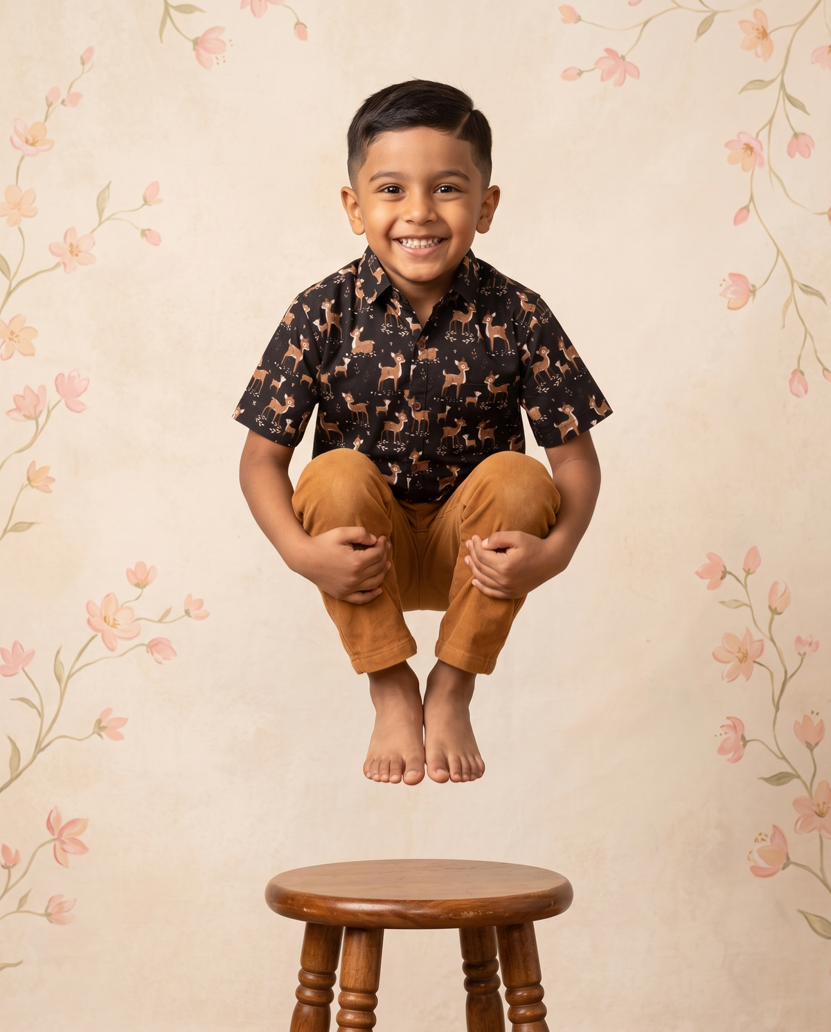 The Bambi Night - Kids Pure Cotton Printed Shirt