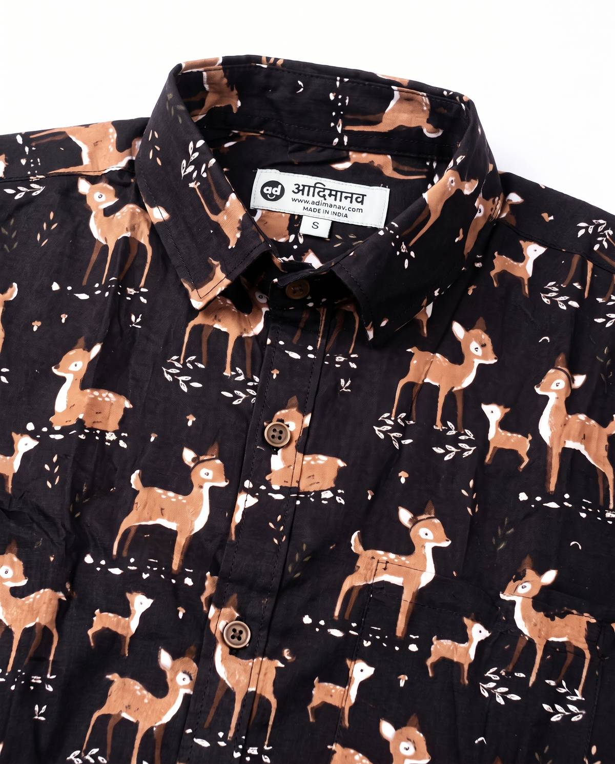 The Bambi Night - Kids Pure Cotton Printed Shirt