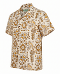 The Folk Bird - Handblock Print - Unisex Pure Cotton Cuban Collar Shirt