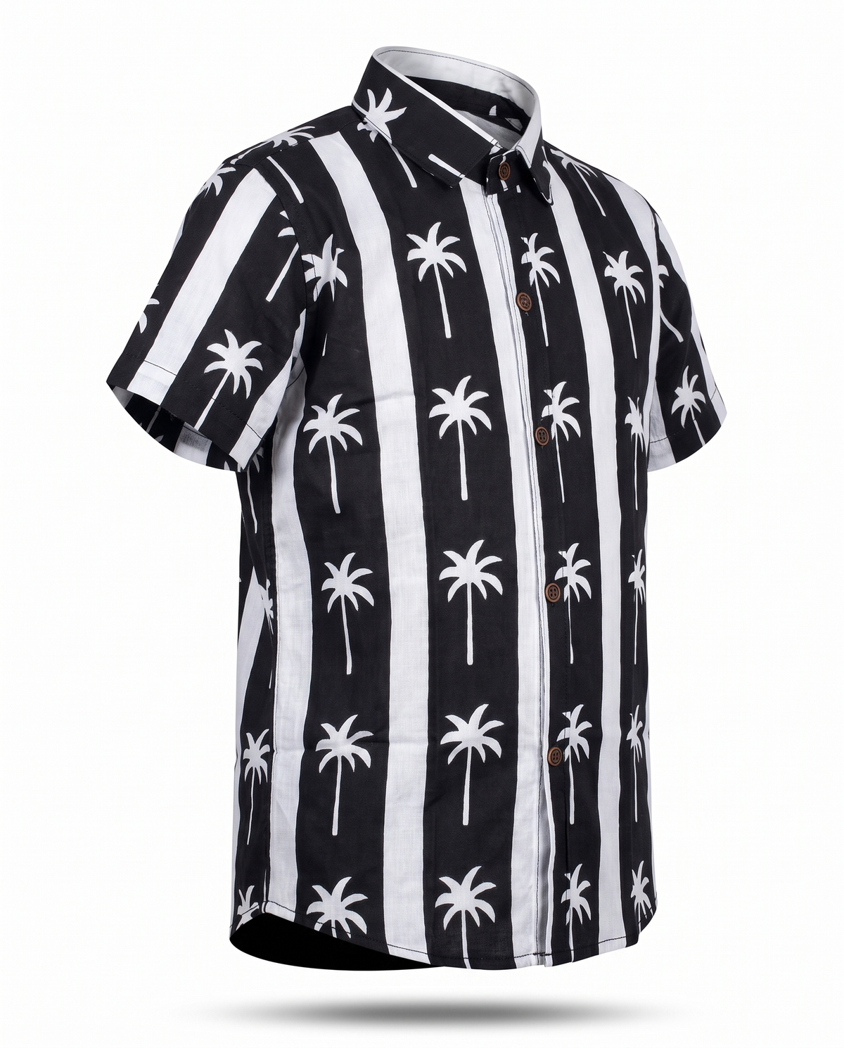 The Tropical Stripe - Kids Pure Cotton Printed Shirt