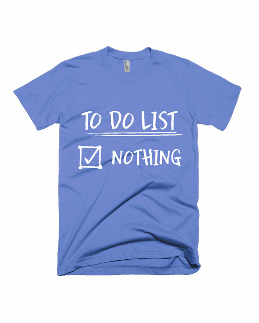 To Do List - Ice Blue - Unisex Adults T-shirt