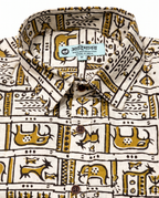 The Tribal Panel - Handblock Print - Men’s Pure Cotton Regular Shirt