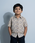 The Tribal Story - Kids Pure Cotton Printed Shirt