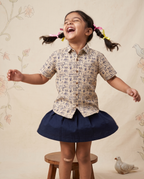 The Tribal Story - Kids Pure Cotton Printed Shirt