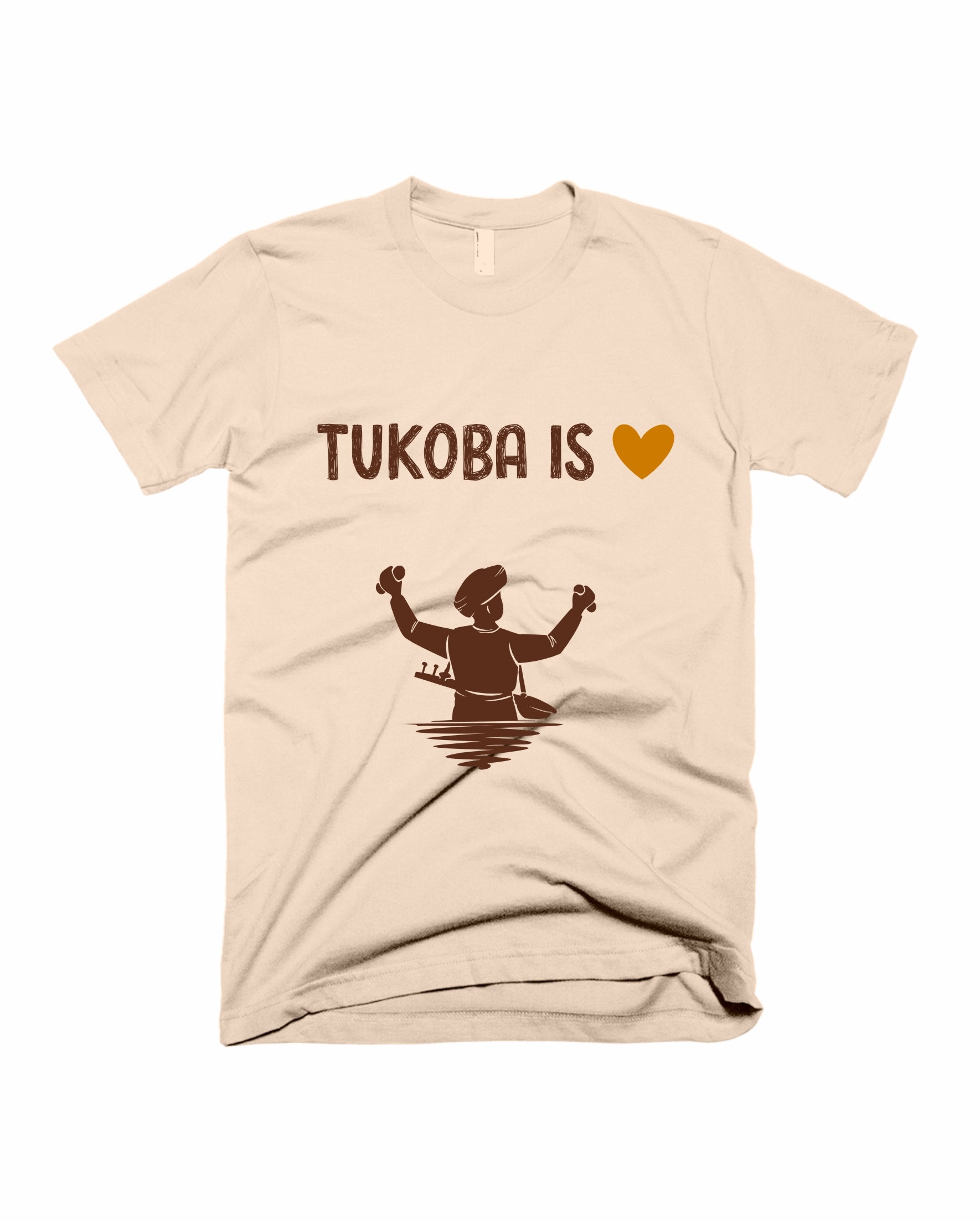 Tukoba is Love - Beige - Unisex Adults T-shirt
