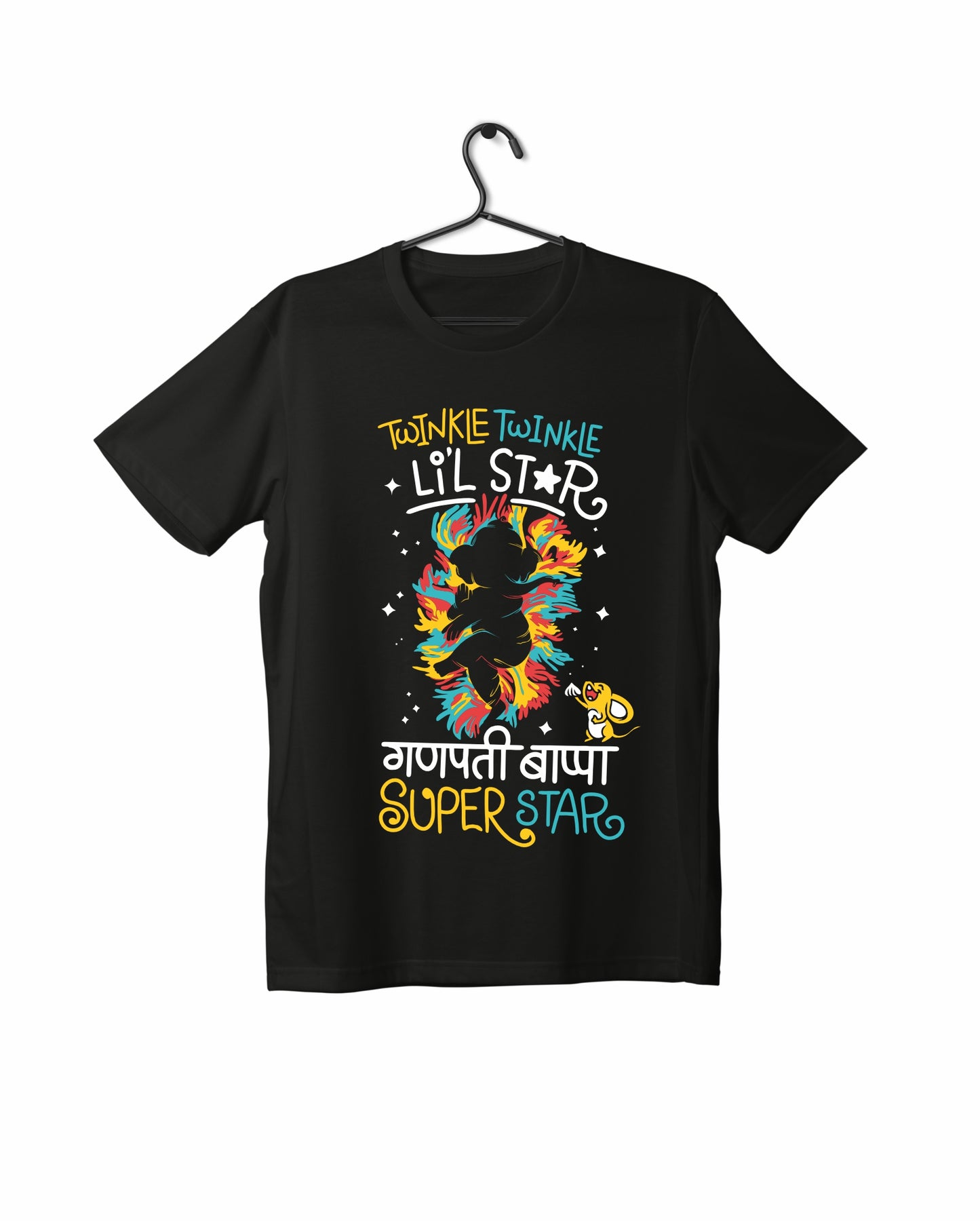 Bappa Superstar – Black - Kids Unisex T-shirts