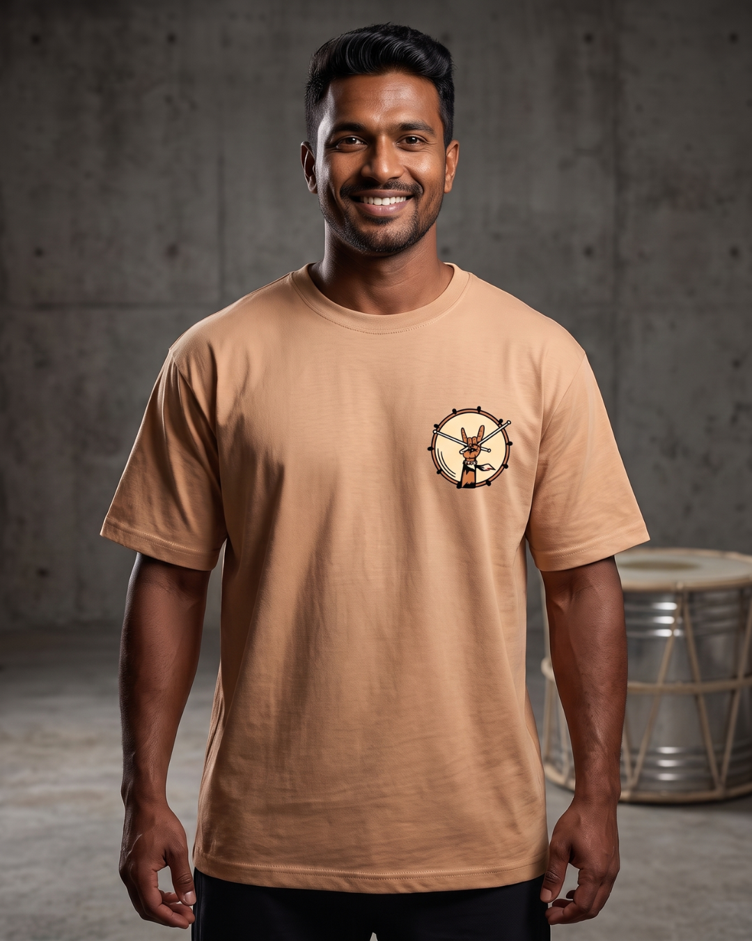 Vaadak - Light Caramel - Unisex Oversized Adults T-Shirt
