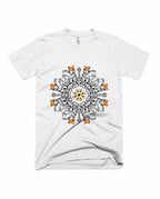 Ringan Mandala - White - Unisex Adults T-shirt