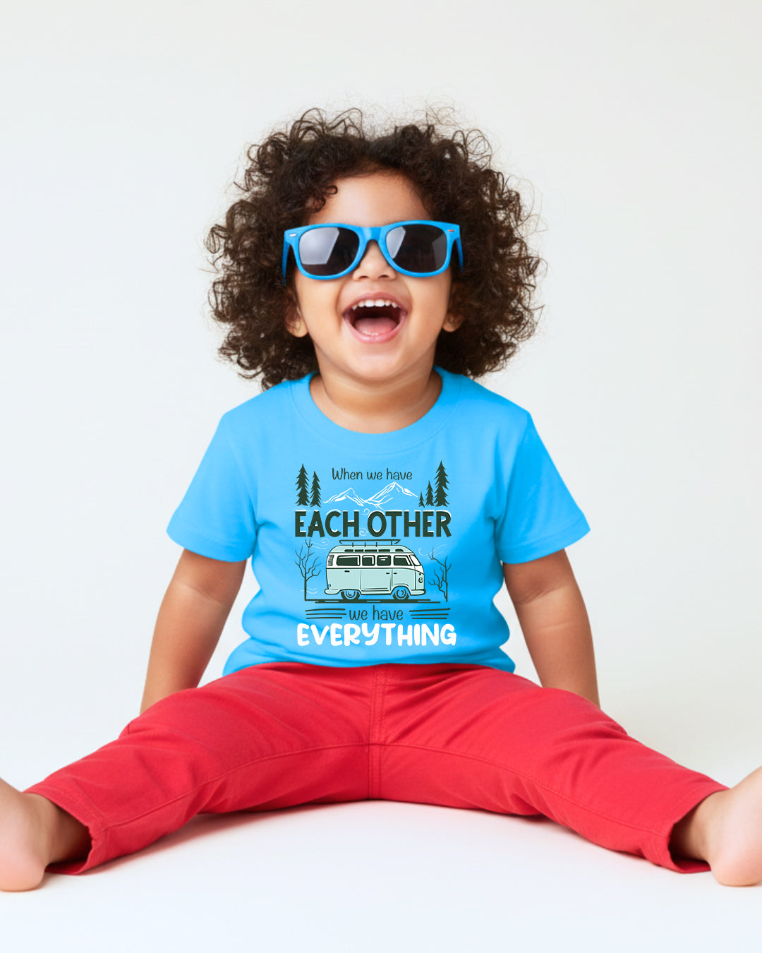 Family is Everything - Light Blue - Unisex Kids T-shirt