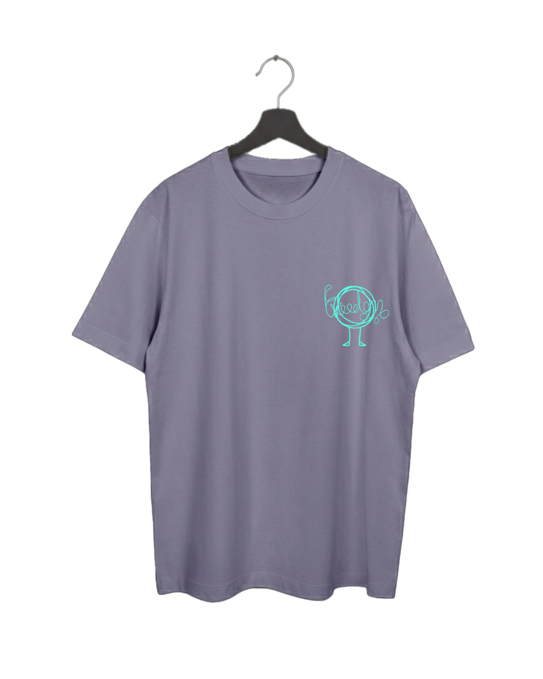 Wired Man - Odyssey Grey - Oversized Adults T-Shirt