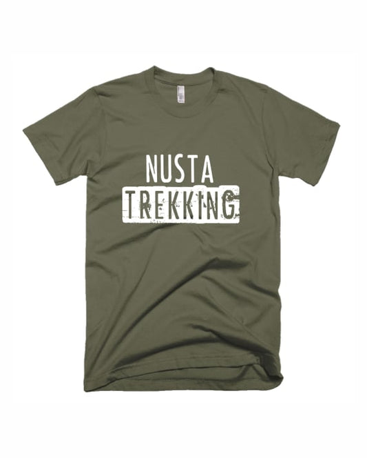 Nusta Trekking - Military Green - Unisex Adults T-Shirt