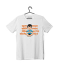 Vakratund Mahakay - White Melange - Chintoo - Unisex Kids T-shirt