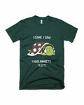 Anxiety - Bottle Green - Unisex Adults T-shirt