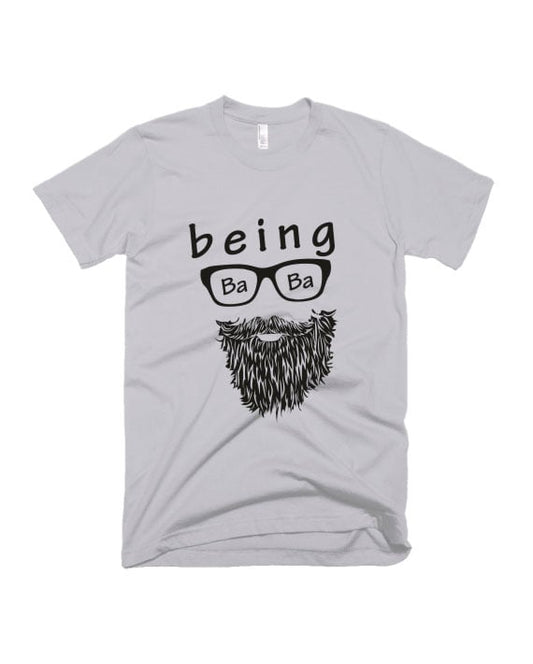 Being Baba - Cement Gray - Unisex Adults T-shirt