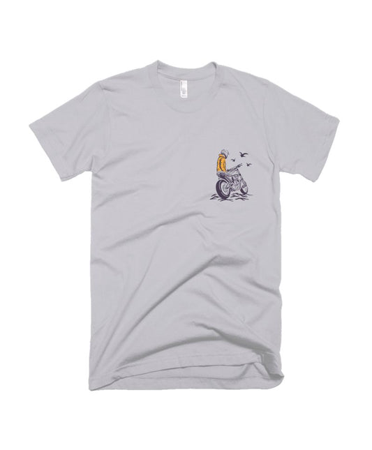 Musafir - Pocket Print - Cement Gray - Unisex Adults T-shirt