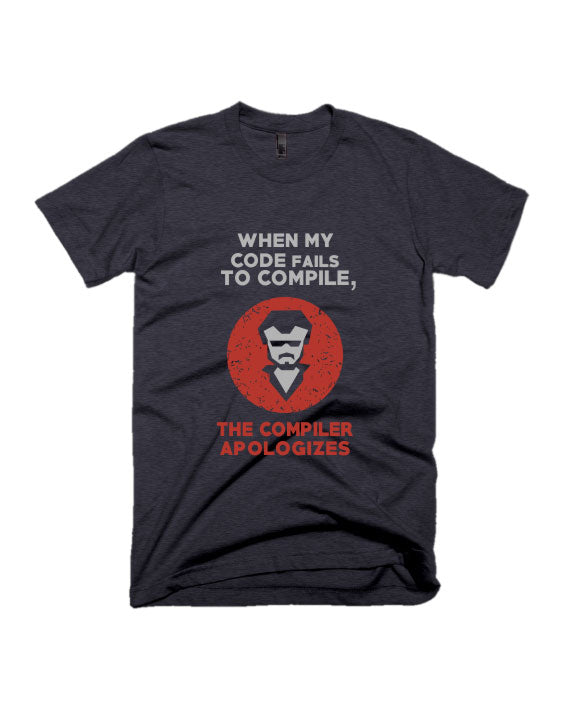 Compiler Apologise - Charcoal - Unisex Adults T-shirt