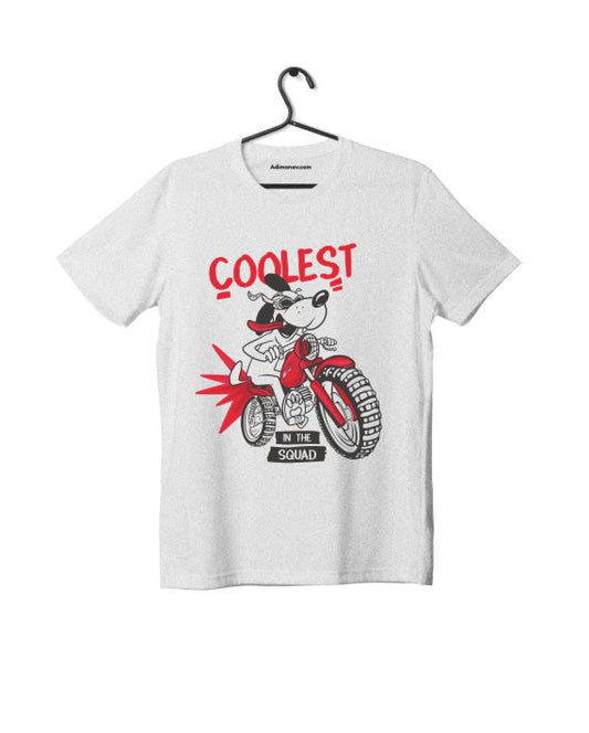 Coolest in the Squad - While Melange - Unisex Kids T-shirt