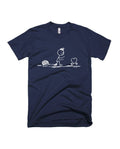 Follow Your Heart - Navy Blue - Unisex Adults T-shirt
