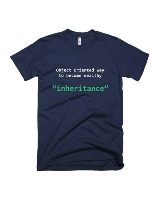 Object Oriented Inheritance - Navy Blue - Unisex Adults T-shirt