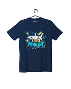 Shark In The Making - Navy Blue - Unisex Kids T-shirt