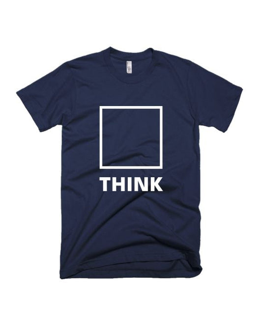 Think Out Of The Box - Navy Blue - Unisex Adults T-shirt