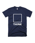 Think Out Of The Box - Navy Blue - Unisex Adults T-shirt