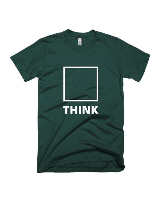 Think Out Of The Box - Bottle Green - Unisex Adults T-shirt