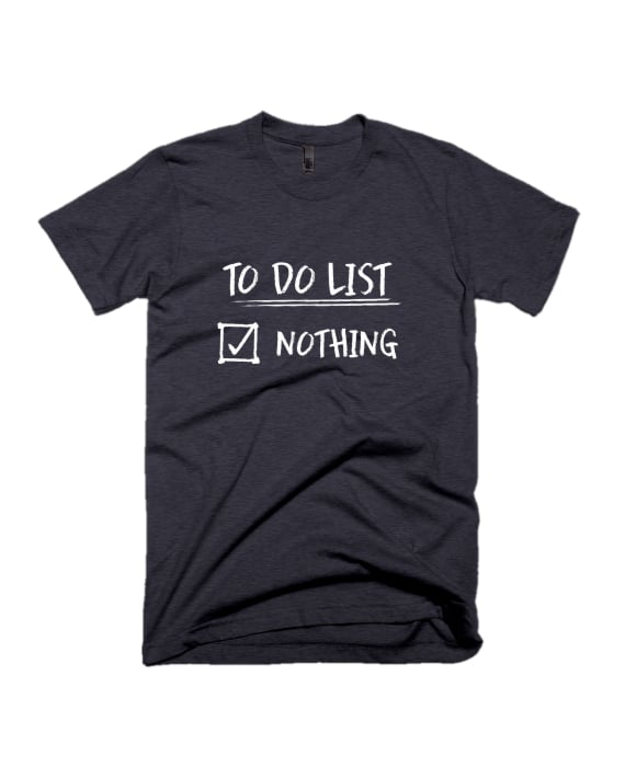 To do list - Charcoal - Unisex Adults T-shirt